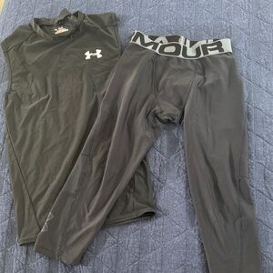 Under Armour Kids Black Matching Set